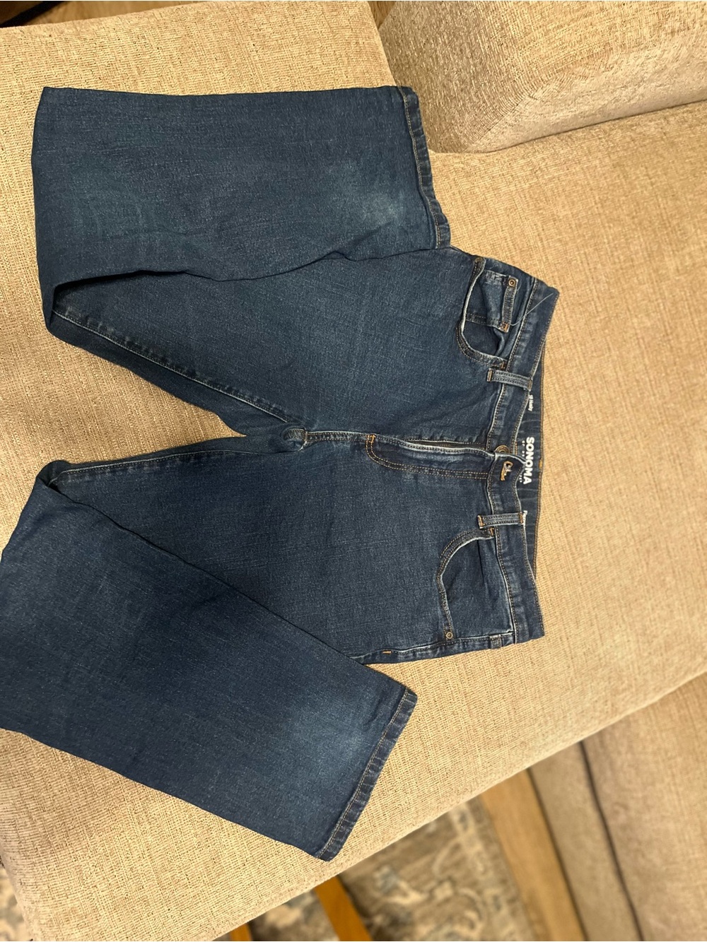 Sonoma Indigo Blue Straight Leg Jeans